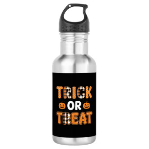 Trick or Treat Halloween Pumpkin Vector Design_1 532 Ml Water Bottle