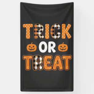 Trick or Treat Halloween Pumpkin Vector Design_1 Banner