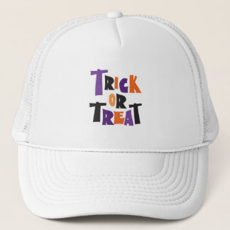 Trick or treat Halloween scary night Trucker Hat