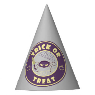 Trick or treat halloween spider Starbucks style Party Hat