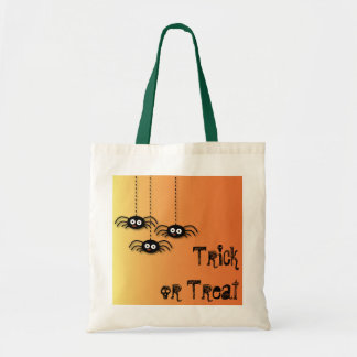 Trick Or Treat Halloween Spiders Bag