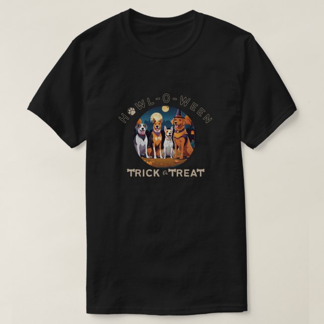 Trick or Treat Halloween T-Shirt (Design Front)
