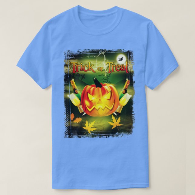 Trick or Treat Halloween T-Shirt (Design Front)