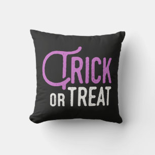 Trick or Treat   Halloween Throw Pillow