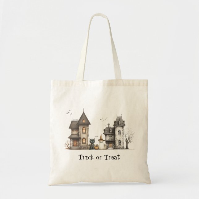 Trick or Treat Halloween  Tote Bag (Front)