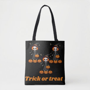 Trick or treat Halloween Tote bag 