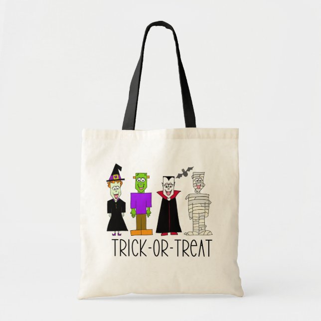 Trick or Treat Halloween Tote Bag (Front)