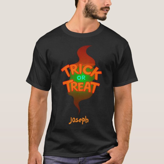 Trick or treat Halloween Tshirt  (Front)