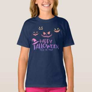 Trick or Treat Happy Halloween Costume for girls T-Shirt