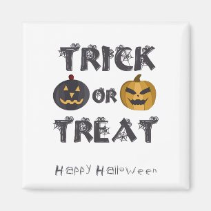 Trick or Treat Happy Halloween Magnet