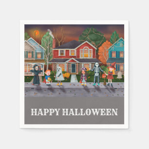 Trick or Treat, Happy Halloween Napkin