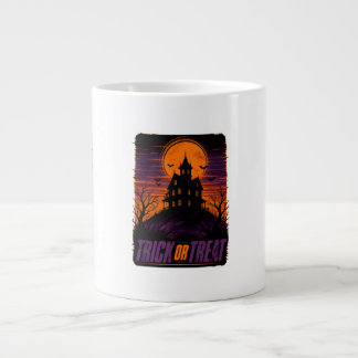 Trick Or Treat Haunted House Espresso Mug