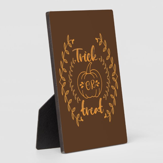 Trick or treat in plants frame  (Side)