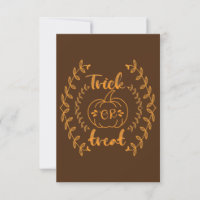 Trick or treat in plants frame