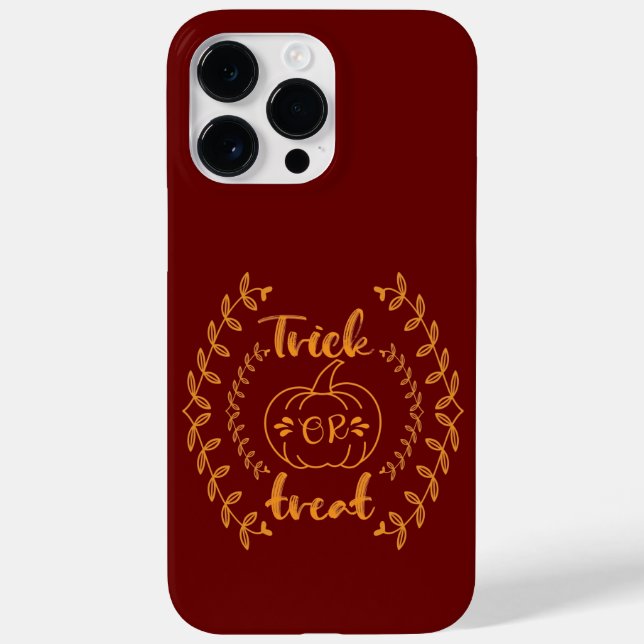 Trick or treat in plants frame  Case-Mate iPhone case (Back)