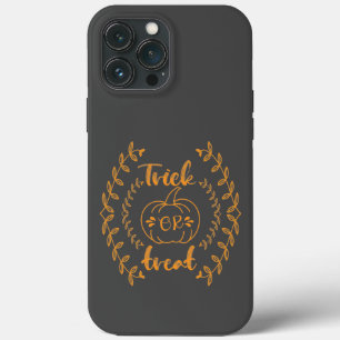 Trick or treat in plants frame iPhone 13 pro max case