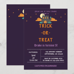 Trick or Treat Invitation