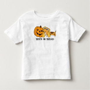 Trick Or Treat Kids Halloween Puppy T-Shirt 3