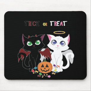 Trick or Treat Kittens Mouse Pad