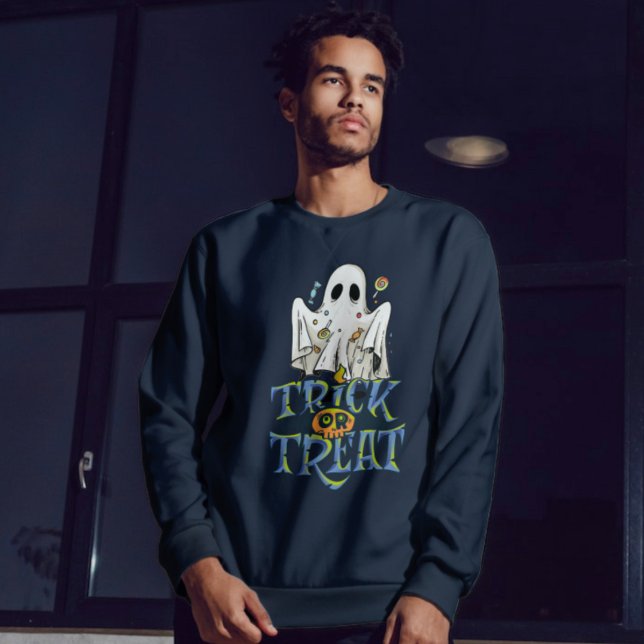 Trick Or Treat Men’s Halloween Sweatshirt (Creator Uploaded)