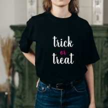 Trick or Treat Modern Script Women's Halloween