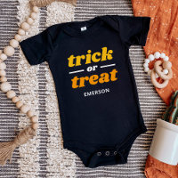 Trick or Treat Monogrammed Halloween