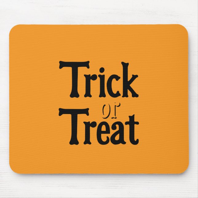 trick or treat mouse pad (Front)
