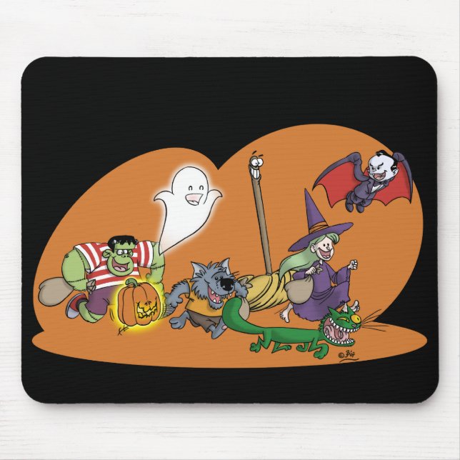 Trick or Treat mousepad (Front)