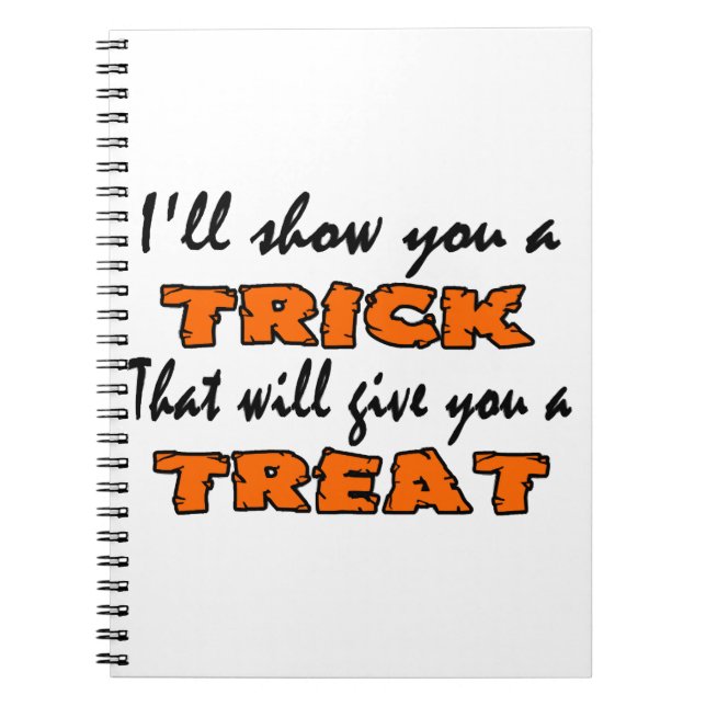 Trick or Treat   Notebook (Front)
