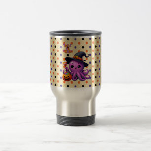 Trick or Treat Octopus Halloween Travel Mug