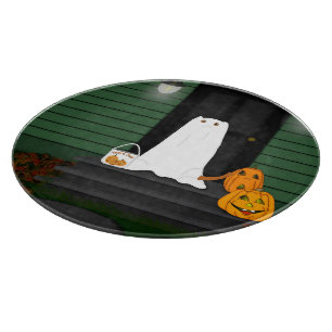 Trick Or Treat Oliver The Otter! Cutting Board