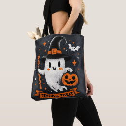 Trick or treat - Only Witch snacks Tote Bag