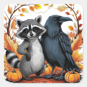 Trick or Treat Partners Square Sticker