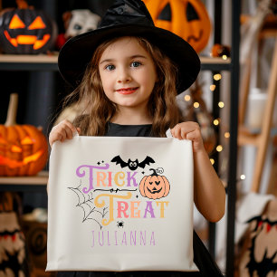 Trick or Treat Personalised Halloween Candy bag