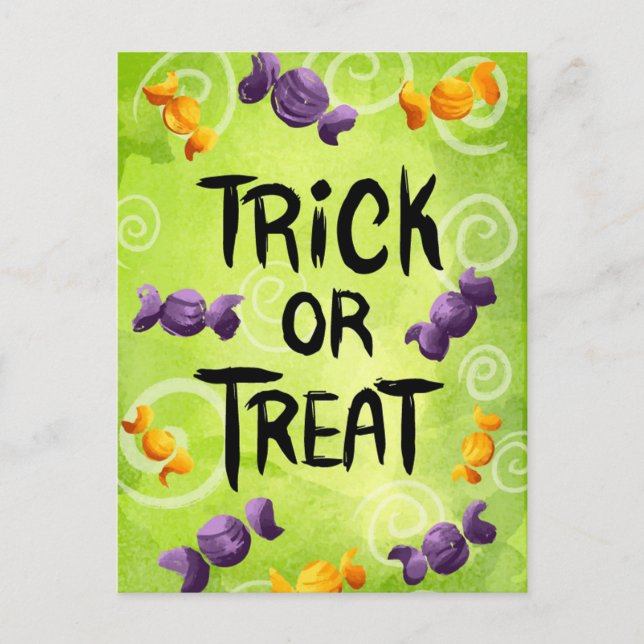 Trick or Treat Postcard (Front)