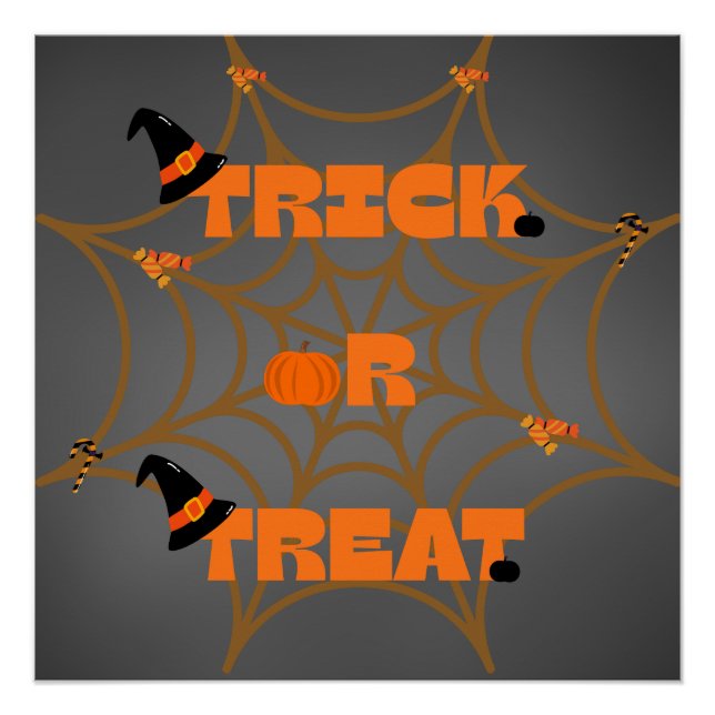 Trick or treat poster (Front)