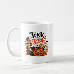 Trick or Treat Pumpkin Halloween Mug
