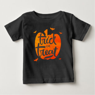 Trick or Treat Pumpkin Halloween Toddler Baby T-Shirt