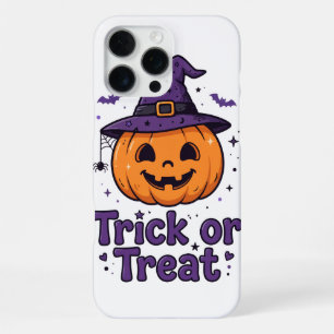Trick or Treat Pumpkin iPhone 16 Pro Max Case