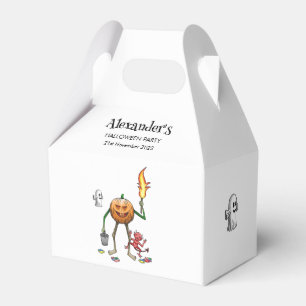 Trick or Treat pumpkin with Friends Favour Box