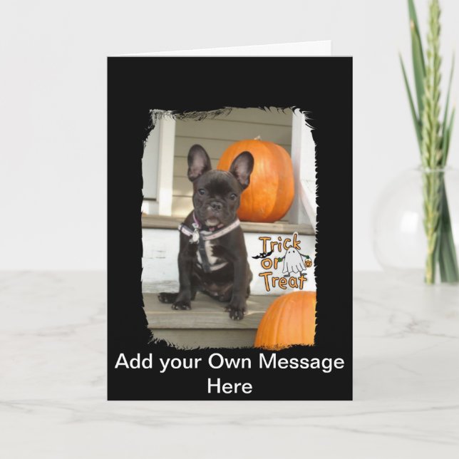 Trick or Treat Pup Card (Front)
