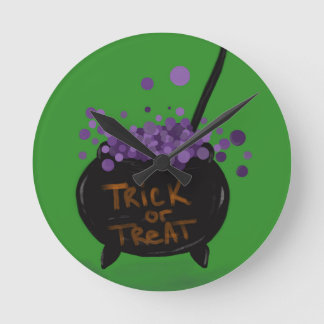 Trick or Treat! Round Clock