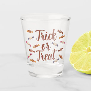 Trick or treat shot glass
