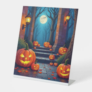 Trick or treat sign