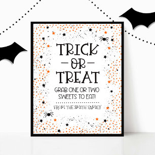 Trick or Treat Sign for Halloween