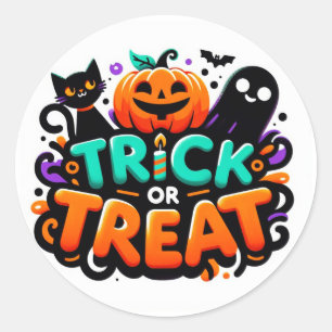 Trick or Treat Stickers 