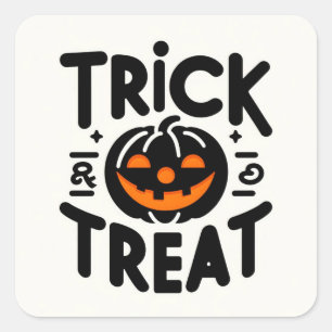 Trick or Treat Stickers 
