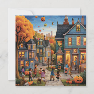 Trick-or-Treat Street: Spooky Treat Trail Invitation