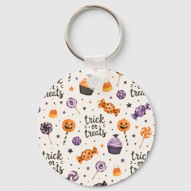 Trick or Treat Sweets Key Ring (Front)