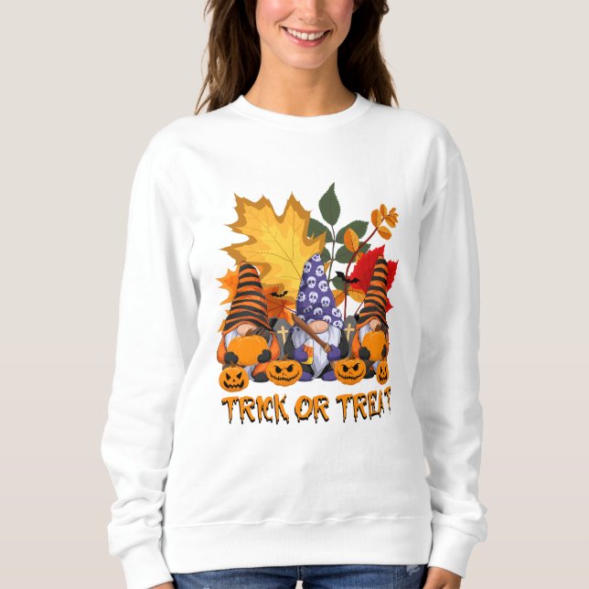 Trick or treat t-shirt sweatshirt (Front)